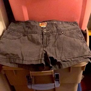 Mudd gray shorts size 13